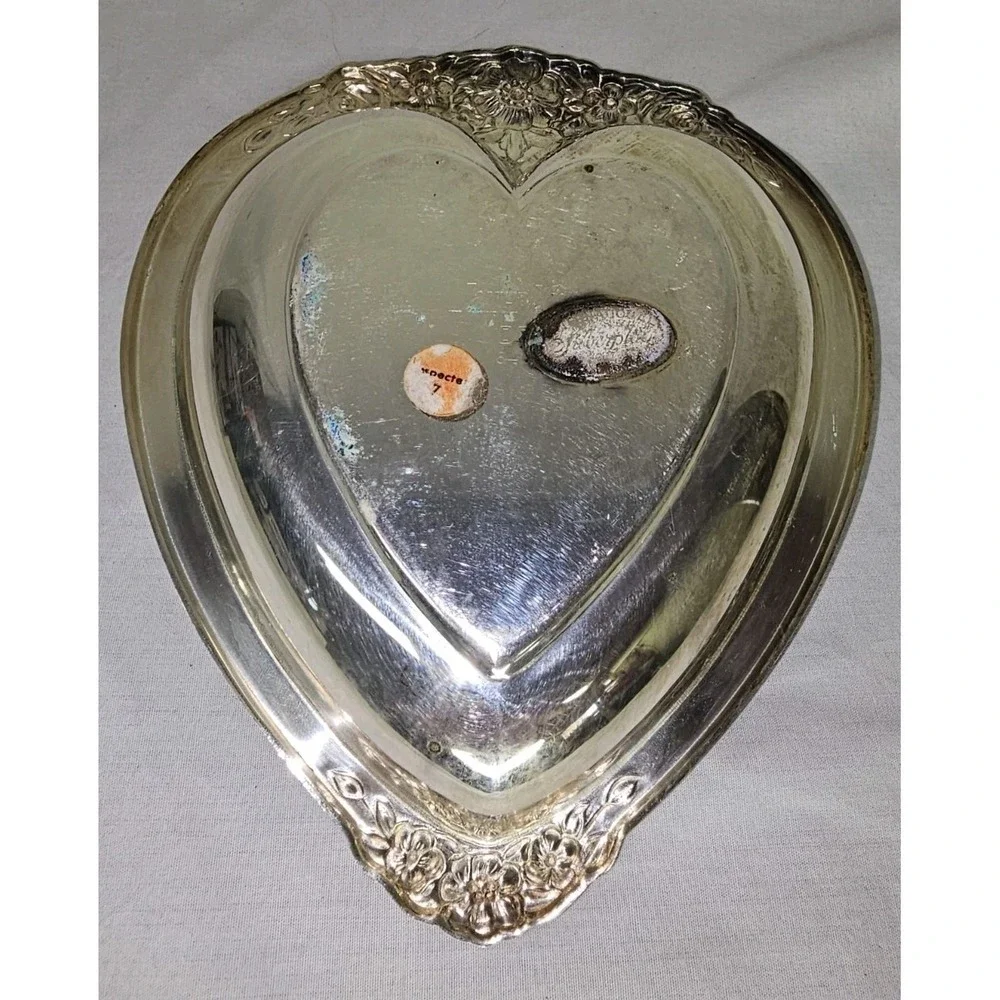 VintageBon Bon Trinket Tray International Silver Co. Grandmillennial Coquette‎